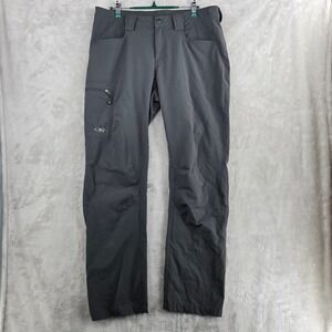 Outdoor Research Womens Voodoo Pants Gray Hiking Travel Lightweight‎ Size 12